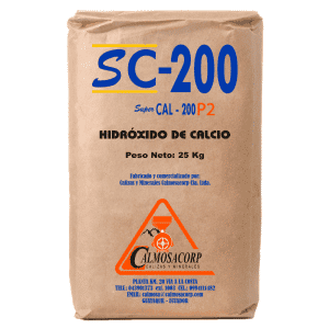 super cal 200 P2 hidroxido de calcio calmosacorp guayaquil ecuador