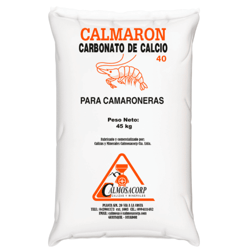 calmaron 40 carbonato de calcio acuícola calmosacorp guayaquil ecuador