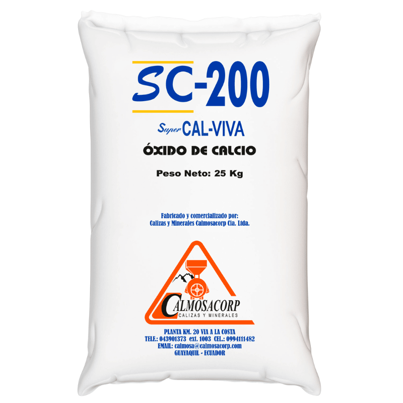 Óxido de calcio (cal viva), 95+%, 50 lb.