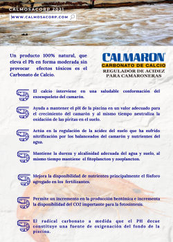 Importancia del carbonato de calcio en la acuicutura carbonato calcio acuicultura guayaquil ecuador
